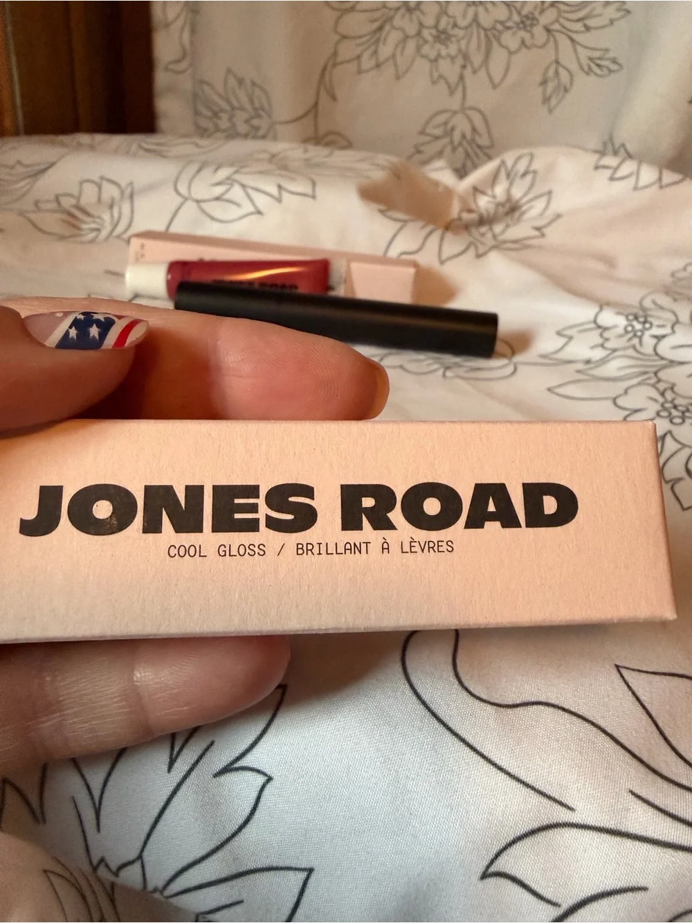 Jones Road Lip Gloss & Mascara Set - Rosy Idylle and Black Mascara